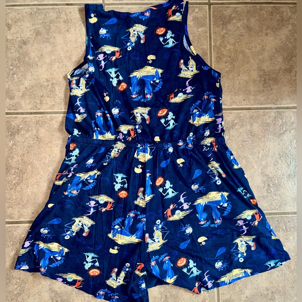 Nightmare Before Christmas Women’s Romper 1X